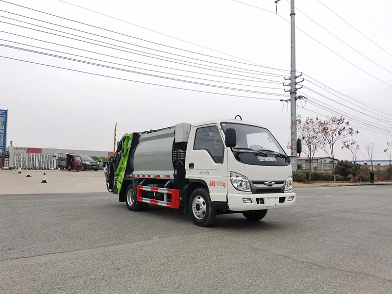 4方蓝牌压缩垃圾车
